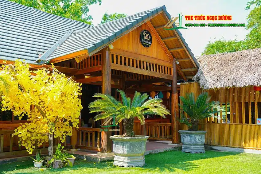Thiết kế nhà hàng ẩm thực đồng quê